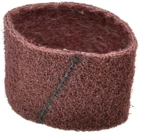 Brite Star - 3" Wide x 10-11/16" OAL, 120 Grit, Aluminum Oxide Abrasive Belt - Aluminum Oxide, Medium, Nonwoven, Series SC-BS - A1 Tooling