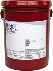 Mobil - Mobilmet 766, 5 Gal Pail Cutting Fluid - Straight Oil, For Automatic Lathe Operations, Broaching, Gear Shaving, Milling, Parting-Off, Planing, Shaping, Tapping, Threading - A1 Tooling