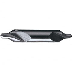 Chicago-Latrobe - #4 Plain Cut 60° Incl Angle High Speed Steel Combo Drill & Countersink - A1 Tooling