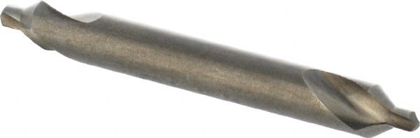 Chicago-Latrobe - #2 Plain Cut 60° Incl Angle High Speed Steel Combo Drill & Countersink - A1 Tooling