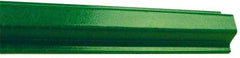 NMC - 8' High, Traffic Sign Post - Composite, Compatible with 18" High x 12" Wide Signs, 3/8" Hole Diam, Green - A1 Tooling