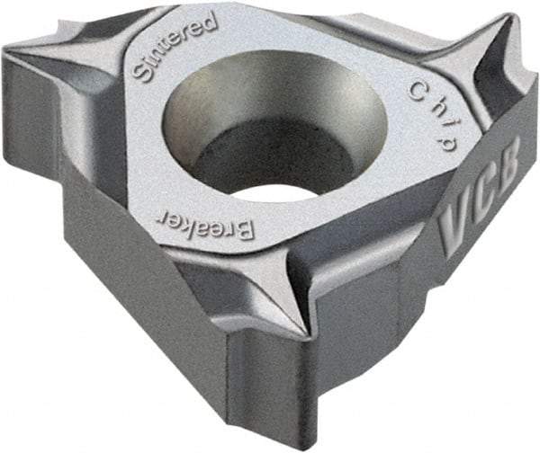 Vargus - 2JIR Internal Right Hand 18 NPTF Laydown Threading Insert - Grade VCB, TiAlN Coated Carbide, 6.35mm Inscribed Circle - A1 Tooling