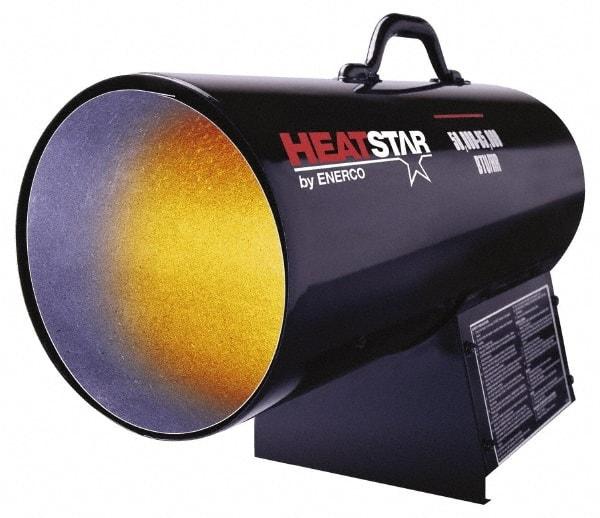 Heatstar - 50,000 to 85,000 BTU Rating, Propane Forced Air Heater - 2,000 Sq Ft Max Heating Area, 20 Lb Capacity, Fuel with Propane - A1 Tooling