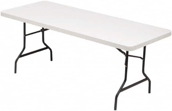 ALERA - 72" Long x 30" Wide x 29" High, Rectangular Folding Table - Platinum - A1 Tooling