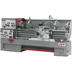 Jet - 18" Swing, 60" Between Centers, 230 Volt, Triple Phase Engine Lathe - 5MT Taper, 7-1/2 hp, 25 to 1,800 RPM, 3-1/8" Bore Diam - A1 Tooling