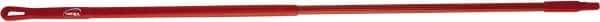 Vikan - 52 x 1" Aluminum Squeegee Handle - European Threaded Connection, Red - A1 Tooling