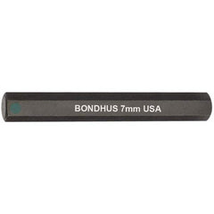 Bondhus - 7mm Hex Drive Bit - A1 Tooling