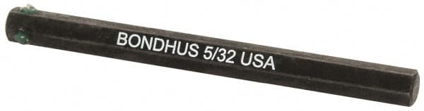 Bondhus - 5/32" Hex Drive Bit - 2" OAL - A1 Tooling