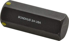 Bondhus - 3/4" Hex Drive Bit - 2" OAL - A1 Tooling