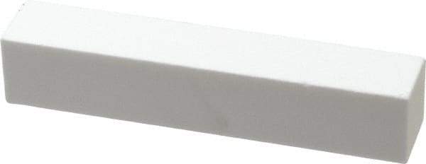 Norton - 220 Grit Aluminum Oxide Square Dressing Stick - 4 x 3/4 x 3/4, Very Fine Grade, Vitrified Bond - A1 Tooling