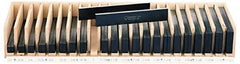 Suburban Tool - 44 Piece, 6 Inch Long Tool Steel Parallel Set - 1/2 to 1-13/16 Inch High, 1/4 to 1/4 Inch Thick, 55-62 RC Hardness, Sold as 22 Pair - A1 Tooling