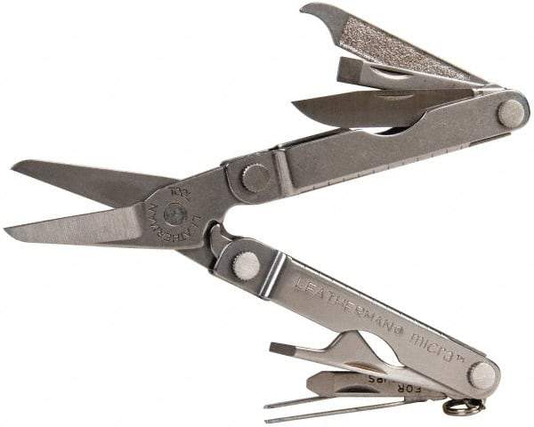 Leatherman - 10 Piece, Multi-Tool Set - 2-1/2" OAL, 2-1/2" Closed Length - A1 Tooling