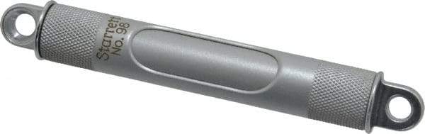 Starrett - 6 Inch Long, Level Replacement Tube and Plug - Black, Use With 98-6 Machinists' Levels - A1 Tooling