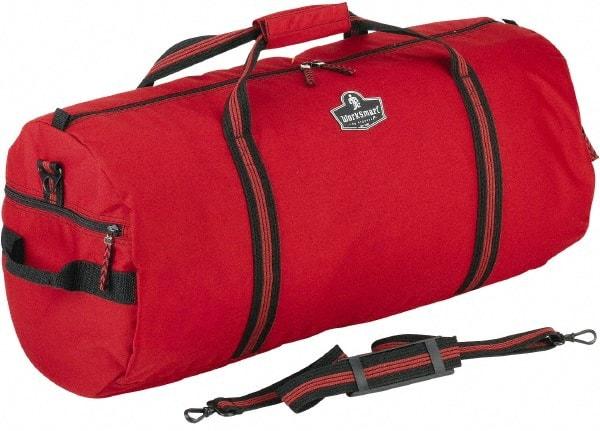 Ergodyne - 2 Pocket, 3,800 Cubic Inch, 600D Nylon Empty Duffel Bag - 29 Inch Wide x 13 Inch Deep x 13 Inch High, Red, Model No. 5020 - A1 Tooling