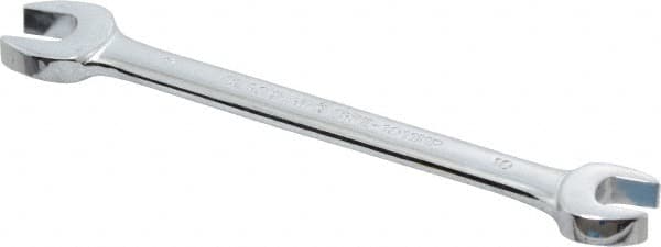 Blackhawk by Proto - 10mm x 11mm Standard Open End Wrench - 5-13/16" OAL, Double End, Chrome Finish, 15° Head Angle - A1 Tooling