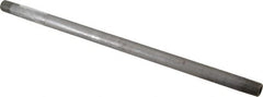 Value Collection - Schedule 80, 1/4" Diam x 12" Long Black Pipe Nipple - Threaded - A1 Tooling