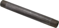 Value Collection - Schedule 80, 3/8" Diam x 5-1/2" Long Black Pipe Nipple - Threaded - A1 Tooling