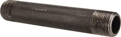 Value Collection - Schedule 80, 3/4" Diam x 6" Long Black Pipe Nipple - Threaded - A1 Tooling