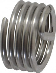 Recoil - M10x1.50 Metric Coarse, 10mm OAL, Free Running Helical Insert - 4-7/8 Free Coils, Tanged, Stainless Steel, Bright Finish, 1D Insert Length - A1 Tooling