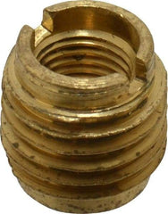 E-Z LOK - 3/8-24, Brass Knife Insert - 1/2" Drill, 1/2" Hole Diam, 5/8" Long, 3/4" Min Grip - A1 Tooling