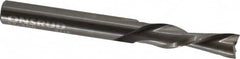 Onsrud - 5/16" Cutting Diam x 1-1/8" Length of Cut, 2 Flute, Downcut Spiral Router Bit - Uncoated, Right Hand Cut, Solid Carbide, 3" OAL x 5/16" Shank Diam, Double Edge, 30° Helix Angle - A1 Tooling