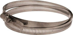 EVER-TITE Coupling Products - SAE Size 164, 2-1/2 to 10-3/4" Diam, Stainless Steel Worm Drive Clamp - 9/16" Wide, Material Grade 304 - A1 Tooling