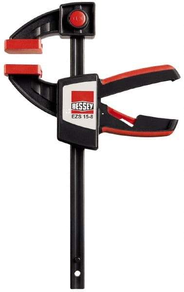 Bessey - 6" Capacity, 3-1/2" Throat Depth Bar Clamp - 445 Lb Clamping Pressure, 14" OAL, 13-1/2" Max Spread - A1 Tooling