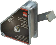 Bessey - 3-3/4" Wide x 1-5/8" Deep x 4-3/8" High Magnetic Welding & Fabrication Square - 100 Lb Average Pull Force - A1 Tooling