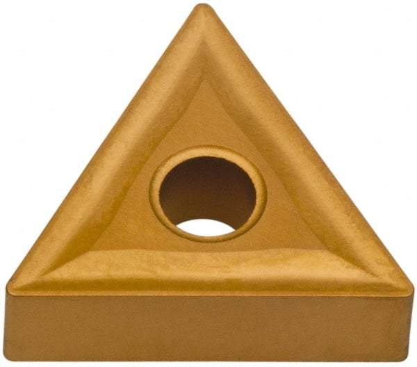 Interstate - TNMG431 IMF Grade IG125T Carbide Turning Insert - TiN/Al2O3/TiCN Finish, 60° Triangle, 1/2" Inscr Circle, 3/16" Thick, 1/64" Corner Radius - A1 Tooling