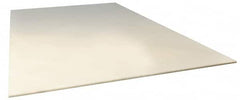 Made in USA - 1" Thick x 2' Wide x 2' Long, PVC Sheet - White, Rockwell R-116 Hardness, Type I PVC Grade, ±5% Tolerance - A1 Tooling