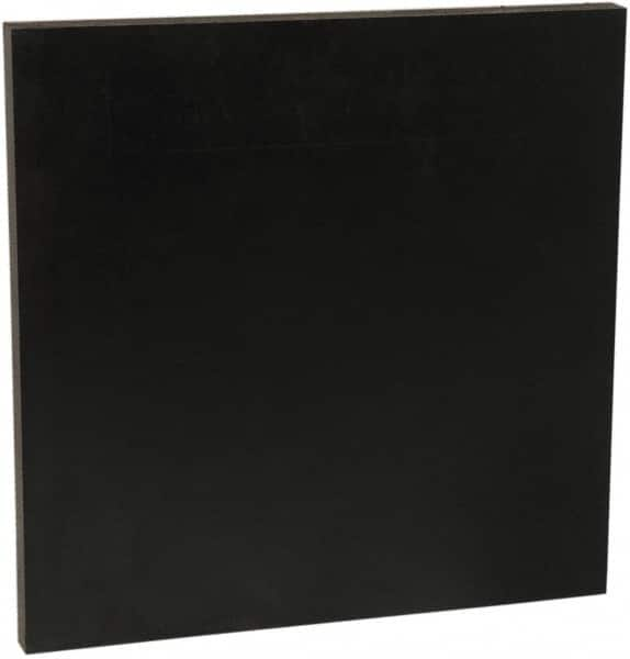 Made in USA - 3/16" Thick x 4' Wide x 4' Long, Recycled UHMW Sheet - Black, Shore D-67 Hardness, ±0.020 Tolerance - A1 Tooling