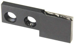 Hertel - Left Hand Cut, 3" Insert Width, Cutoff & Grooving Support Blade for Indexables - 0.8" Max Depth of Cut - A1 Tooling