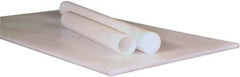 Made in USA - 3/4" Thick x 1' Wide x 2' Long, High Temperature UHMW Sheet - White, Shore D-68 Hardness, ±10% Tolerance - A1 Tooling