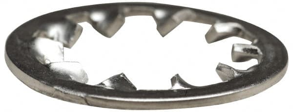 Made in USA - 5/8" Screw, 0.659" ID, Spring Steel Internal Tooth Lock Washer - 1.134" OD, Uncoated, Grade 2 - A1 Tooling