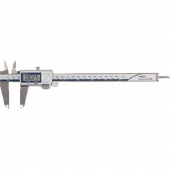 Mitutoyo - 0 to 8" Range 0.01mm Resolution, Electronic Caliper - Steel with 50mm Carbide-Tipped Jaws, 0.001" Accuracy - A1 Tooling