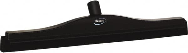 Vikan - 20" Foam Rubber Blade Bench Squeegee - Double Edge, Black, Plastic Holder - A1 Tooling