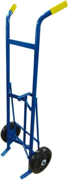 PRO-SOURCE - 1,000 Lb Load Capacity, 30 & 55 Gal Drum Hand Truck - 25-1/2" Wide x 61" High, 2 Steel Wheels - A1 Tooling