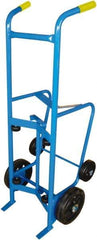 PRO-SOURCE - 1,000 Lb Load Capacity, 55 Gal Drum Hand Truck - 24" Wide x 56-1/2" High, 4 Wheels - A1 Tooling