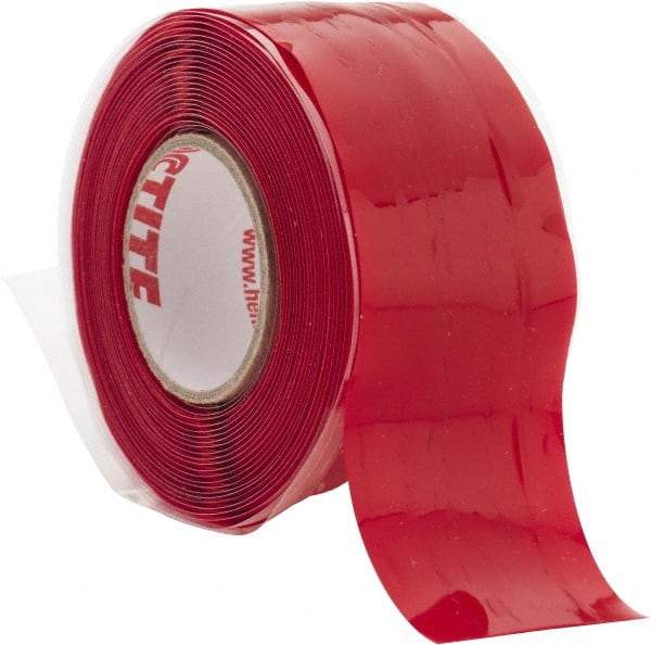 Loctite - 1" x 10', Red Silicone Electrical Tape - 0.5 mil Thick, 400 V/mil Dielectric Strength - A1 Tooling