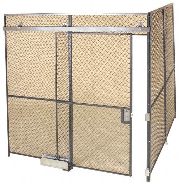 Folding Guard - 20' Long x 20" Wide, Woven Wire Room Kit - 2 Walls - A1 Tooling