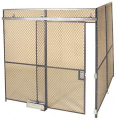 Folding Guard - 20' Long x 20" Wide, Woven Wire Room Kit - 2 Walls - A1 Tooling