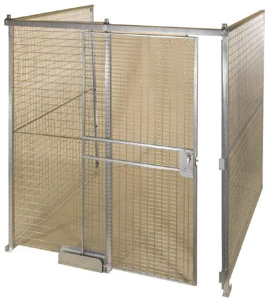 Folding Guard - 12' Long x 8" Wide, Welded Wire Room Kit - 3 Walls - A1 Tooling