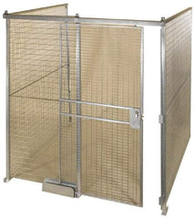 Folding Guard - 16' Long x 12" Wide, Welded Wire Room Kit - 3 Walls - A1 Tooling