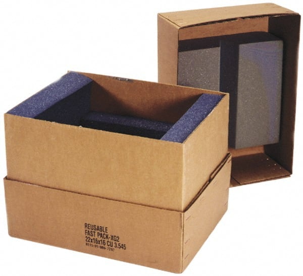 Ability One - Boxes & Crush-Proof Mailers; Type: Horizontal Shipping Box ; Width (Inch): 14 ; Length (Inch): 20 ; Height (Inch): 14 - Exact Industrial Supply