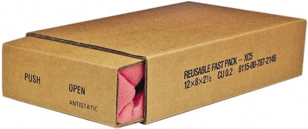 Ability One - Boxes & Crush-Proof Mailers; Type: Folded Shipping Box ; Width (Inch): 16 ; Length (Inch): 16 ; Height (Inch): 3 - Exact Industrial Supply