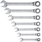 STANLEY® 7 Piece Ratcheting Combination Wrench Set – 12 Point - A1 Tooling