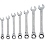 STANLEY® 7 Piece Metric Ratcheting Combination Wrench Set – 12 Point - A1 Tooling