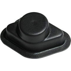 Made in USA - Flame Retardent ABS Housing Plastic Bearing Flange Mount - 6" Wide x 6-3/16" Outside Diam - A1 Tooling