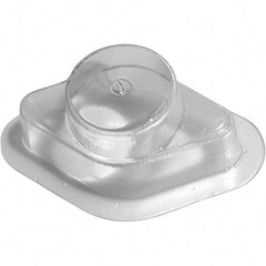 Made in USA - Plastic Housing Plastic Bearing Flange Mount - 2-11/16" Wide x 2-7/8" Outside Diam - A1 Tooling