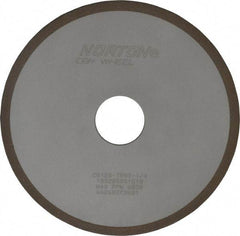 Norton - 6" Diam x 1-1/4" Hole x 1/8" Thick, 120 Grit Surface Grinding Wheel - CBN, Type 1A1, Fine Grade, Resinoid Bond - A1 Tooling